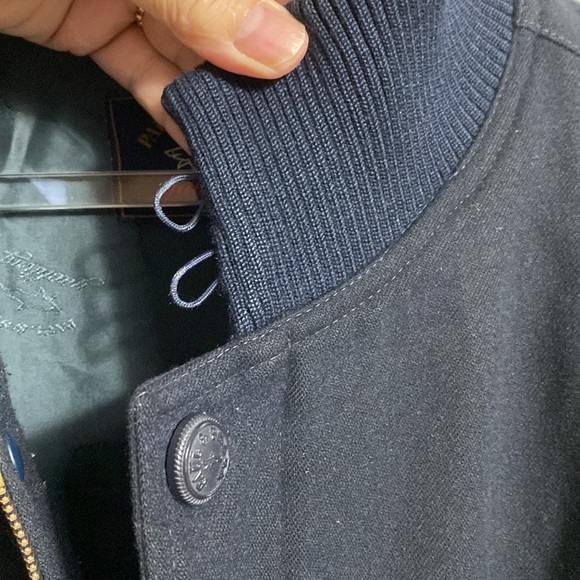 REDUCED🌺Vtg Paul & Shark 100% wool dark blue/black men’s bomber jacket! XXL - Picture 9 of 17